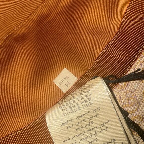 New Gucci Beige Interlocking G logo canvas hat for boys or girls - Picture 10 of 15